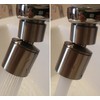 Brushed Nickel Rotate Sink Faucet Aerator.kitchen,bathroom faucet nozzle aerator,faucet extender,
