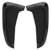 2Pcs Side Mudguard Vent Trim Left Right 20cm Glossy Black