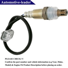 Automotive-leader 234-9072 sensor O2 de oxígeno delantero con relación de combustible de aire ascendente 1 4-Wire para 2007 Nissan 350Z Altima Armada Frontier Pathfinder Titan Xterra Infiniti G35 QX56 3.5L V6 5.6L V8 22693-ZE00A