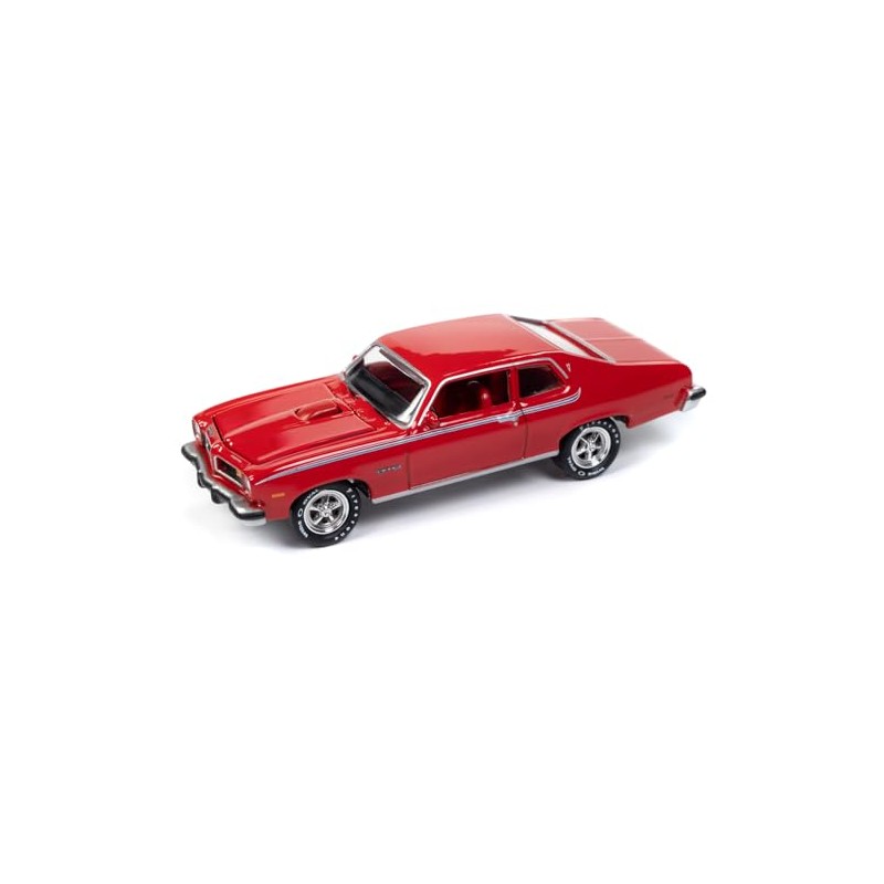 Johnny Lightning 1/64 Pontiac GTO 1974 Red Mini Car