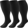 DRESHOW Compression Stockings Plus Size for Men and Women Compression