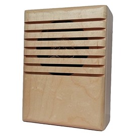 YourBell MP3 Door Chime, Programmable DoorBell, Maple With Clear Coat. Made In The USA By BCS Ideas Corporation.