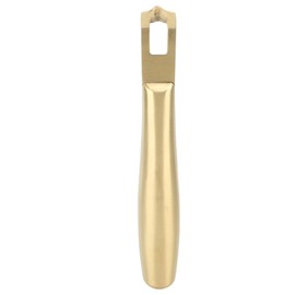 Lemon Zest Peeler Tool, Stainless Steel, Multifunctional Kitchen Gadget for Cocktails (GOLD)