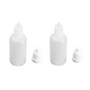 ericotry 10 Pieces 100ml Empty Refillable Plastic Squeezable Dropper Bottles