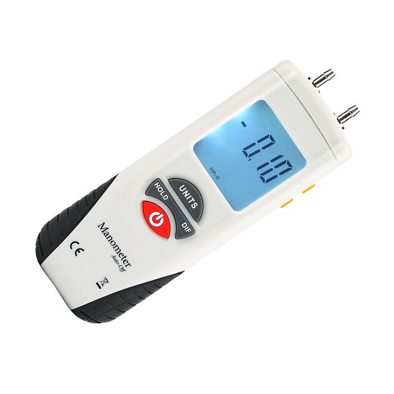 HT‑1890 Handheld Digital Manometer Differential Gauge Air Pressure Meter 11
