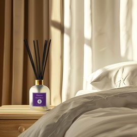 Diffuser Sets 6.7fl oz with Sticks,Home Fragrance,Diffuser for Room/House,Shelf Decor,Office Aromatherapy,Diffuser Oil Gift Set,Elaunva Reed Diffuser Sets,air freshener (Eucalyptus)