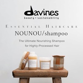 Davines NOUNOU/Shampoo, Nourishing Cleanser for Damaged, Processed or Brittle Hair - Restores Natural Softness, Shine & Body with Lupin- Hydrates Chem