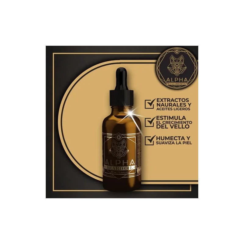 Ouro Alpha Beard Oil - Bergamota Para Barba Y Bigote