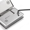 Heavy Duty Shower Glass Door Hinge,Solid One-Piece Precision Cast with