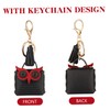 TEHAUX Owl Earbud Bag with Keychain Cute Cartoon Earphone Organizer