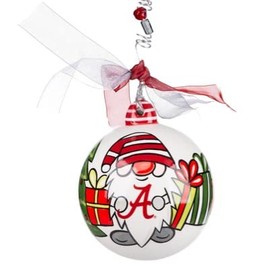 Glory Haus, Alabama Collegiate Christmas Ornament (Alabama Gnome Ornament)