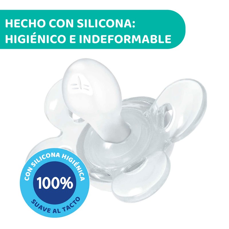 CHICCO, Set de Chupón para Bebé PhysioForma Comfort, 6 a