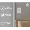 CLOUDY BAY LED Digital Dimmer Switch for LED Light/CFL/Incandescent, Phrase