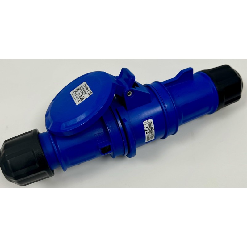 32Amp Commando Type Plug & Trailing Socket Quick Fit 240V