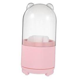 jojofuny Rotating Makeup Brush Organizer with Large Capacity Aesthetic Desktop Storage for Makeup and Office Supplies Segmented Design for Clutter Vanity and Office Use and Easy to Clean