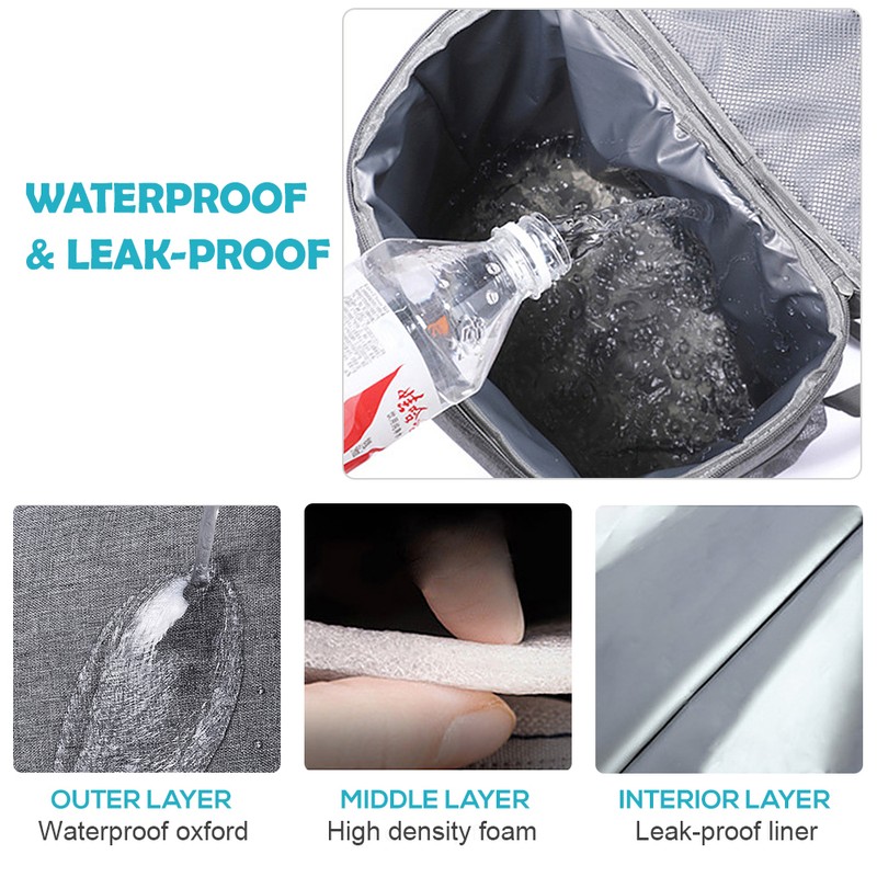 Cooler Backpack Waterproof Insulated Backpack Leak-Proof Grocery Cooler Bag for