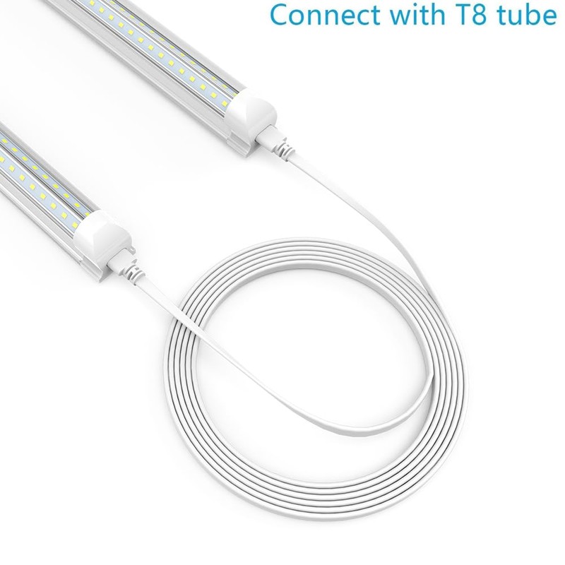 JESLED T5 T8 Extension Cords, 5ft Linkable Wire Cable Conenctor,