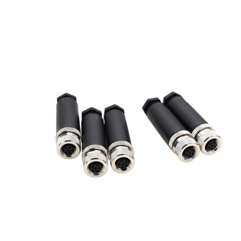 ZBLZGP M8 6 Pin Connector A Code Industrial Circular Connector