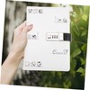 TEHAUX Lockable Diary White Student Girl Notebook Paper Password Lock