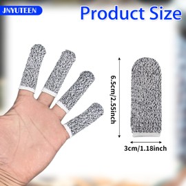 30 Pcs Resistant Finger Cots, Reusable Finger Protectors, Thumb Protectors Glove Life Extender Fingertips Finger Protectors Guards for Handicrafts Craft Kitchen Sculpture