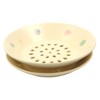 Kakamoto Sousen Setoyaki Ammegame Dish (with Saucer) Dots