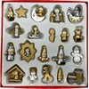 20 Wooden Christmas Tree Decorations Fine Detail Hand Made Traditional