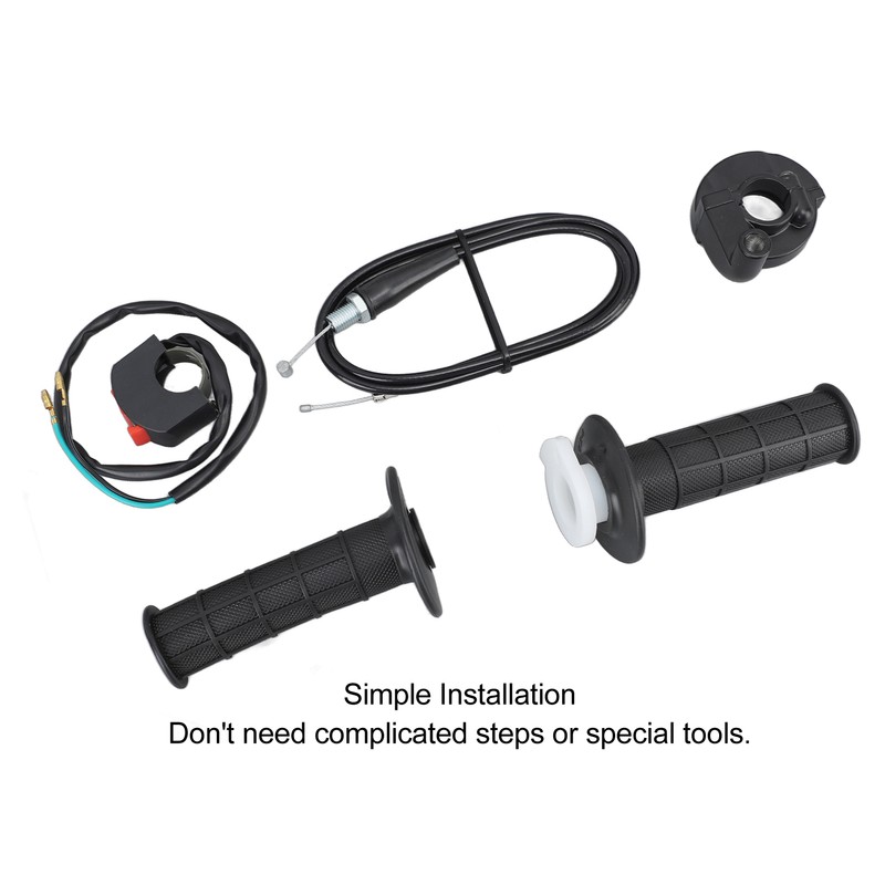 22mm Throttle Handle Throttle Accelerator Handle Grip for 50cc 90cc