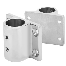 Marine Pipe Rectangle Base Stainless Steel Boat Tube Square Base Boat Hardware Accessories (25mm)