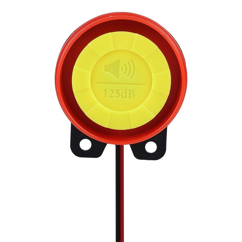 Taidda Security Alarm System Remote Control, 125Db 12V Motorcycle Anti-theft