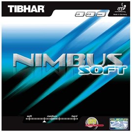 Tibhar Rubber Nimbus Soft, options 2.3 mm, red