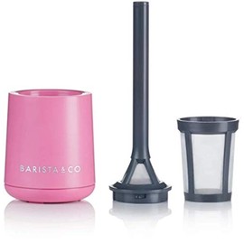 Barista & Co Brew It Stick Coffee Filter, Plastic, Rose, 6.4 x 6.4 x 20 cm