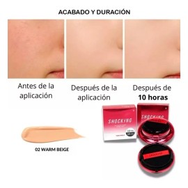 Shocking By Tony Moly - Base Maquillaje Alta Cobertura Spf50
