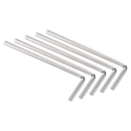 TA-VIGOR 5Pcs 3/32 Inch L-Shaped Hex Key Wrench Set, CR-V Steel Allen Wrenches for Furniture Assembly, Bike Repair, and Equipment Maintenance