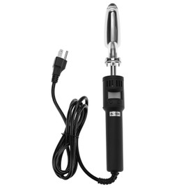 QWORK Electric Leather Iron, 80W Mini Iron with Adjustable 50~300°C Range, Crafts Quilting Iron for Craft Leather Repair Shoes