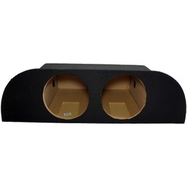 American Sound Connection Compatible with Nissan 350Z Custom 2003-2008 Dual 10" Subwoofer Enclosure Sub Box W/Amp Mount Rack