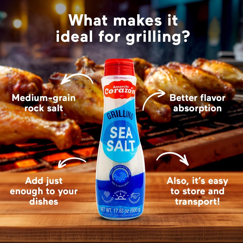 Amorcito Corazon Grilling Sea Salt 17.63 oz