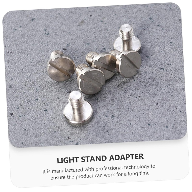 Gadpiparty 8pcs Tripod Mounting Screws Durable Camera Screw for Quick