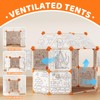 Interactive Kids Doodle Tent, Decorate and Personalize a Cardboard Fort,