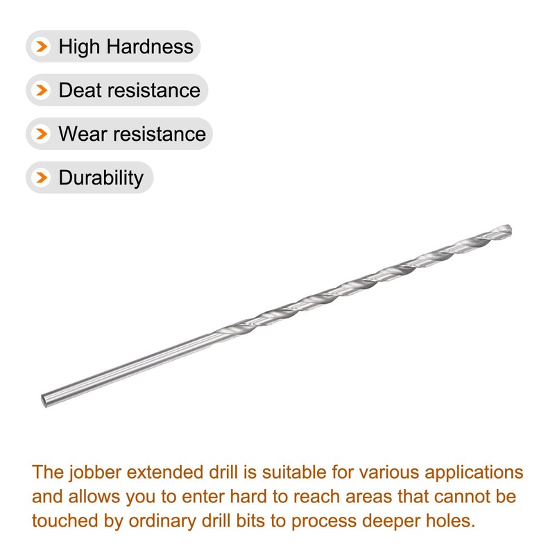 sourcing map 8mm Twist Drill Bits, High-Speed Steel Straight Shank