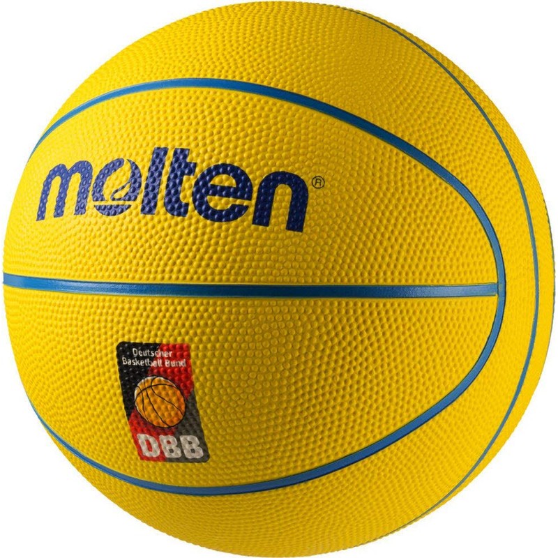 Molten SB4-DBB Basketball Trainingsball Ball, Gelb/Rot/Blau, 4