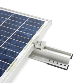 On-Roof Solar Panel Mount Mounting Rails and Clamps Kit Support Brackets for Parallel Solar PV Array DIY Roof Mounting System,for Different Size Panels with Frame Thickness 35mm or Less