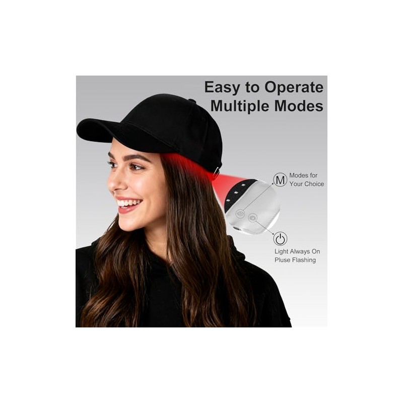 Gorro láser para el crecimiento del cabello, gorro de terapia