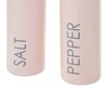 Premier Housewares Light Pink Salt and Pepper Set for Kitchen/Refillable