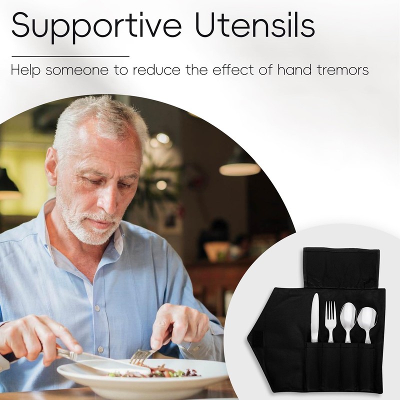 Weighted Utensils for Hand Tremors and Parkinsons Patients, Weighted Stainless