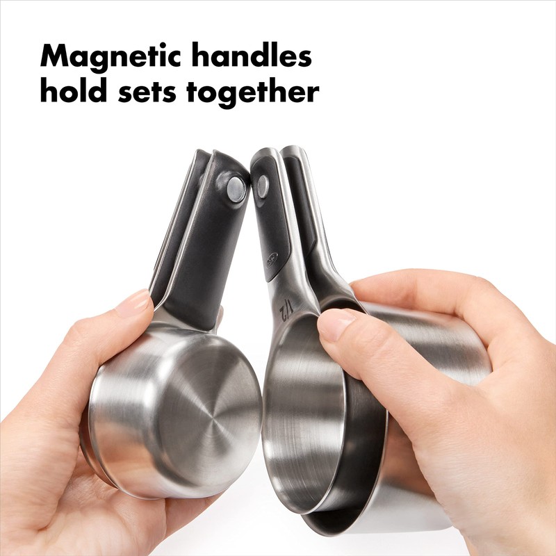 OXO Good Grips Stainless Steel Measuring Cups and Spoons Set,