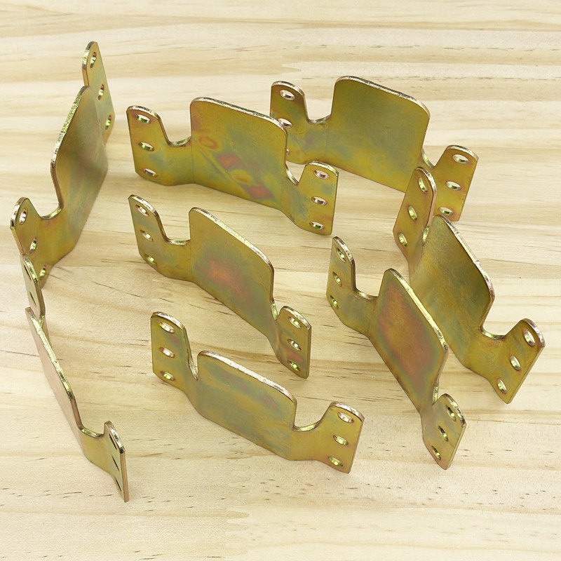 8 PCS Heavy Duty Metal Interlocking Funiture Connectors,Sofa Connector