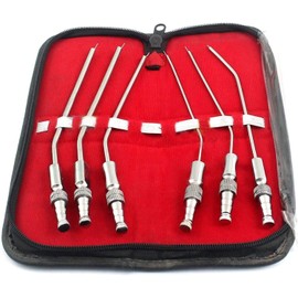 PRECISE CANADA: New German Grade Stainless Frazier Tube Set of 6 Tubes! Dental ENT Instruments New