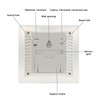 Digital Thermometer Hygrometer High Accuracy Symbols Display Backlit Temperature Humidity