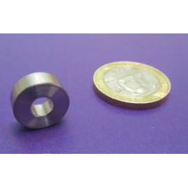 Basic Stainless Steel Spacer, No 10 Screw, .500" OD x .192" ID x .187" Length, 5 pcs