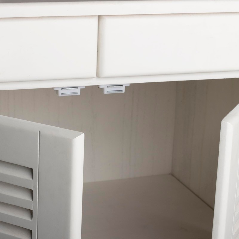 SDTWZW Cabinet Magnets Latch White Magnetic Door Catch for Cupboard